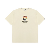 AAPE by A Bathing Ape Japanese Motif Tee Cream